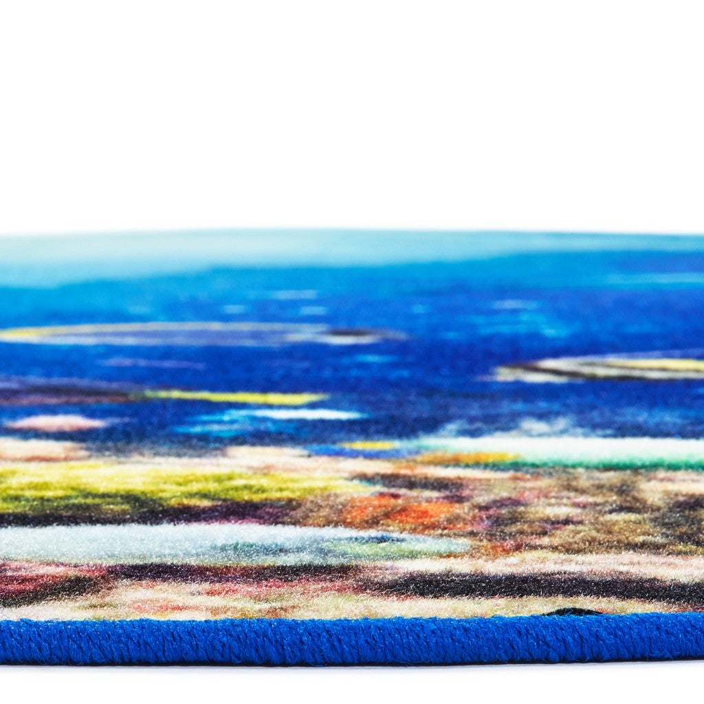 Explore the Ocean Rug - 3ft x 5ft - Rectangle - Blue