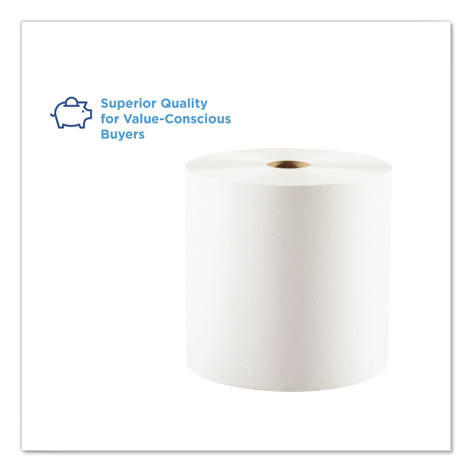 7.88" Width x 1000 ft Length - 1000 Sheets - 1 5/8" Core - White - Paper - 6 / Carton