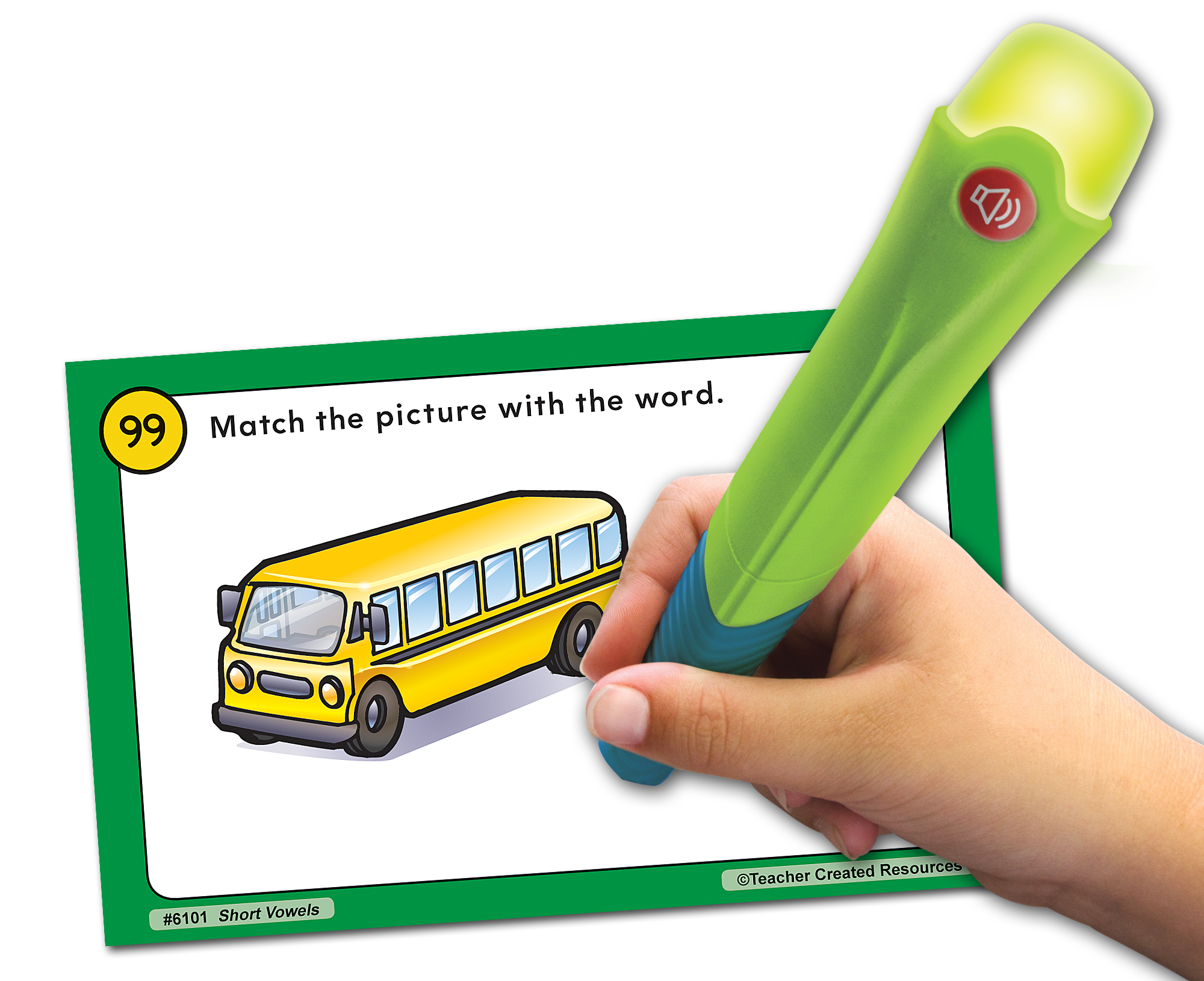 Power Pen® Learning Cards: Short Vowels