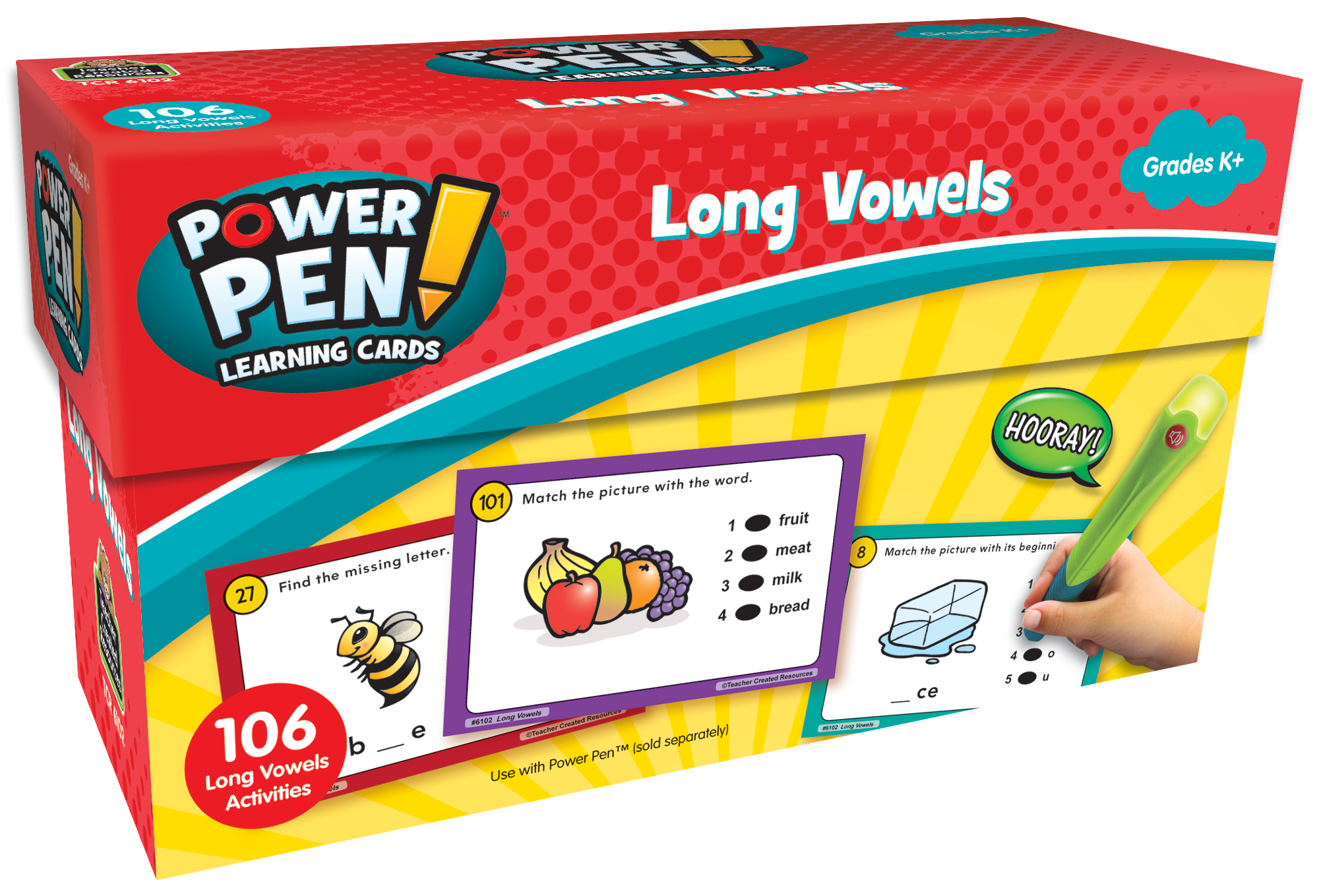 Power Pen® Learning Cards: Long Vowels