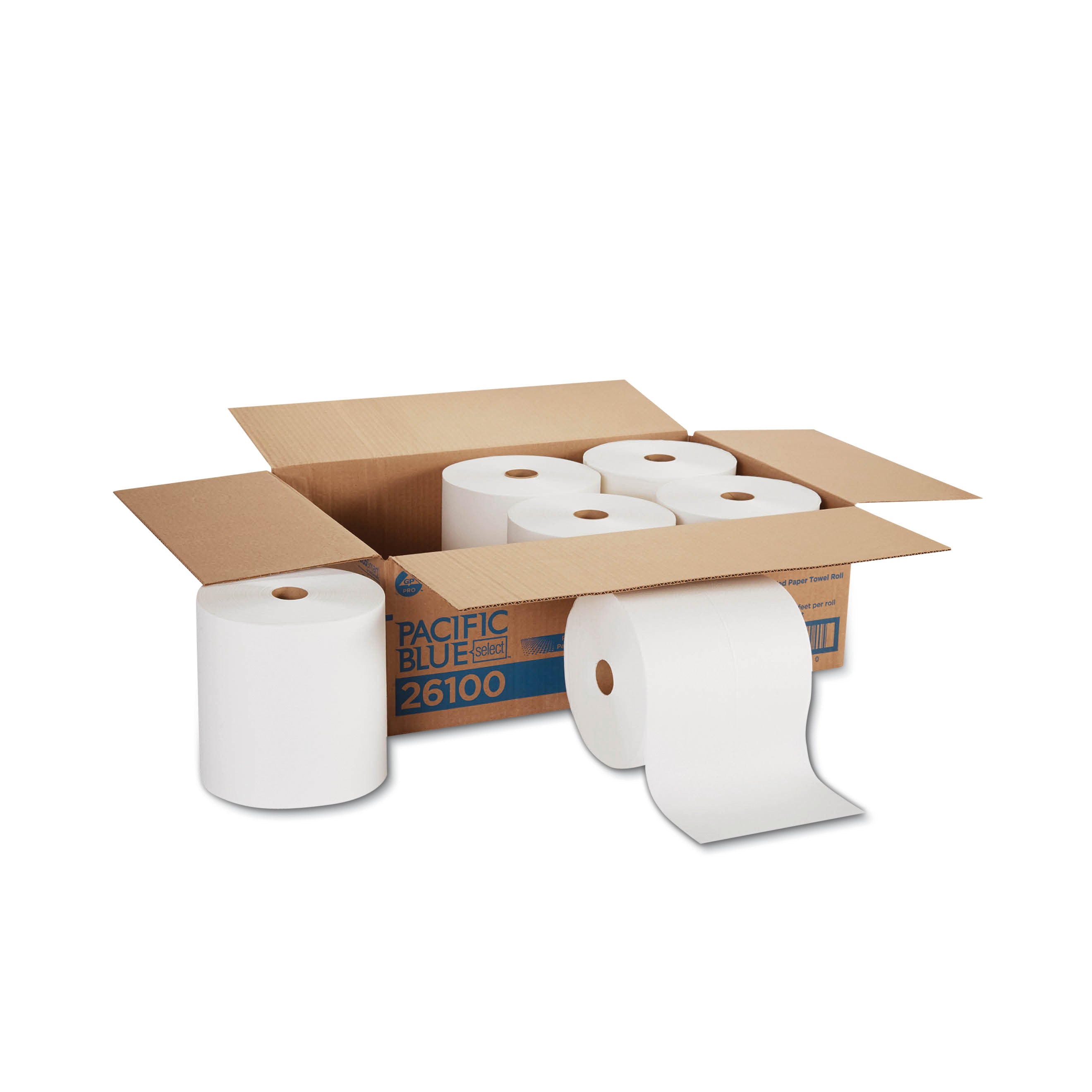 7.88" Width x 1000 ft Length - 1000 Sheets - 1 5/8" Core - White - Paper - 6 / Carton