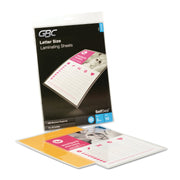Laminating Pouch/Sheet Size: 9" Width x 12" Length x 3 mil Thickness - for Certificate, News Clipping, Schedule, Price List, Photo, Artwork, Recipe - Self-adhesive - Clear - 10 / Pack
