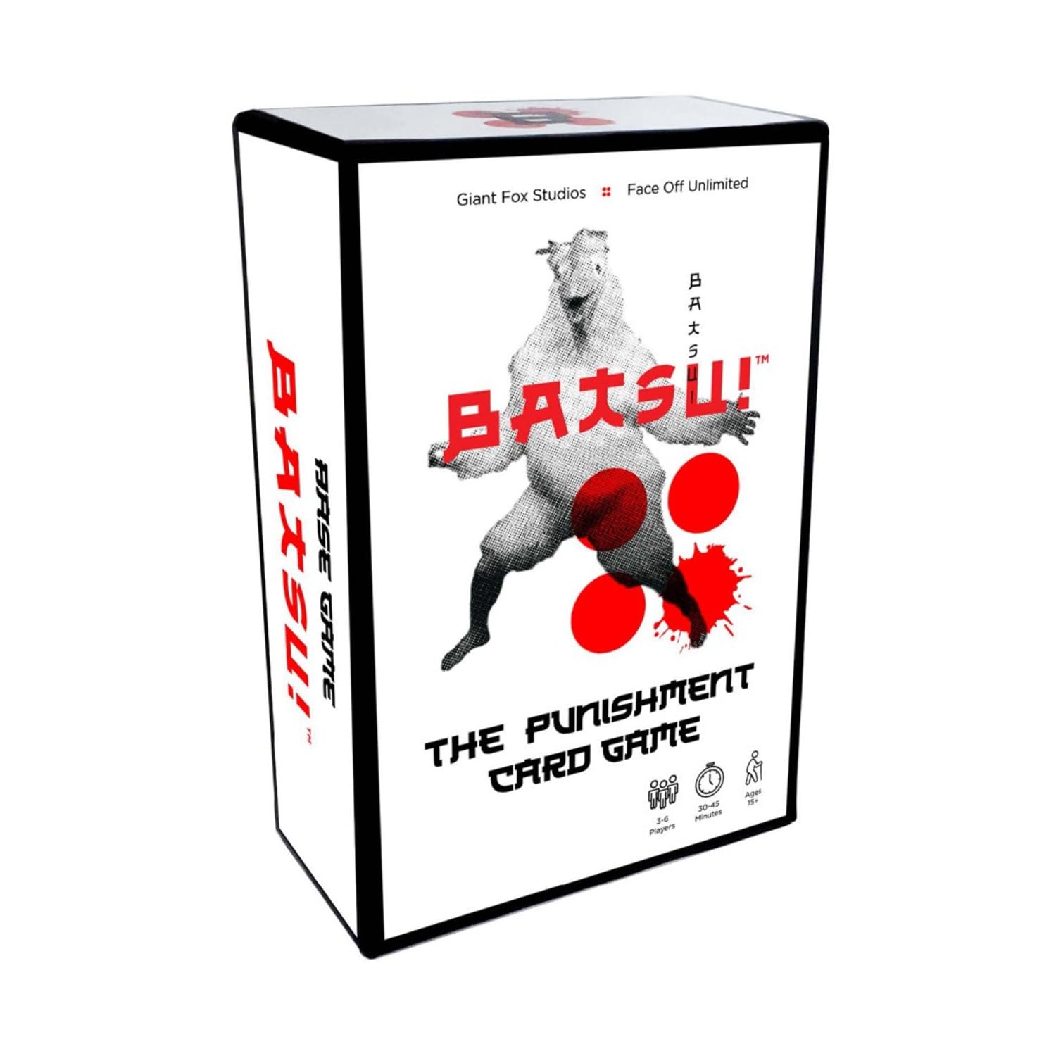 Dara Studio Batsu The Punishment Card Game Japanese Style Game Show Inspired Party Game for 3-6 Players from Ages 13+ Game in English