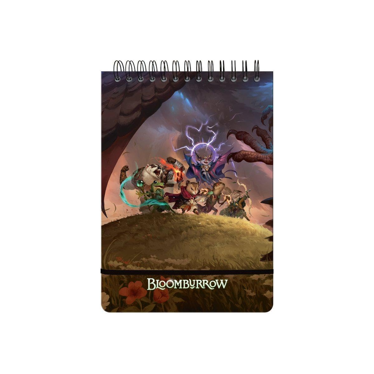Ultra PRO - Bloomburrow Spiral Life Pad for Magic: The Gathering Featuring Party Face Off Against Dragonhawk, Organize Life Totals, 7x5 Inches