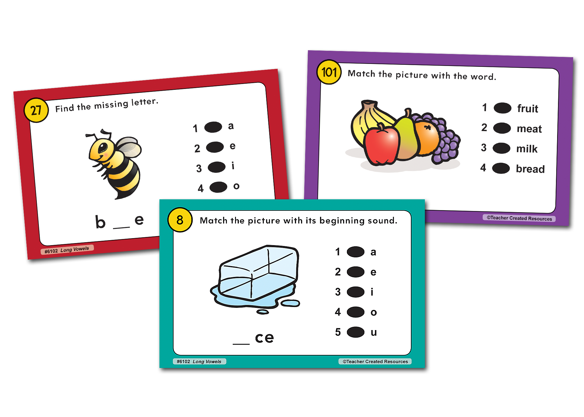 Power Pen® Learning Cards: Long Vowels