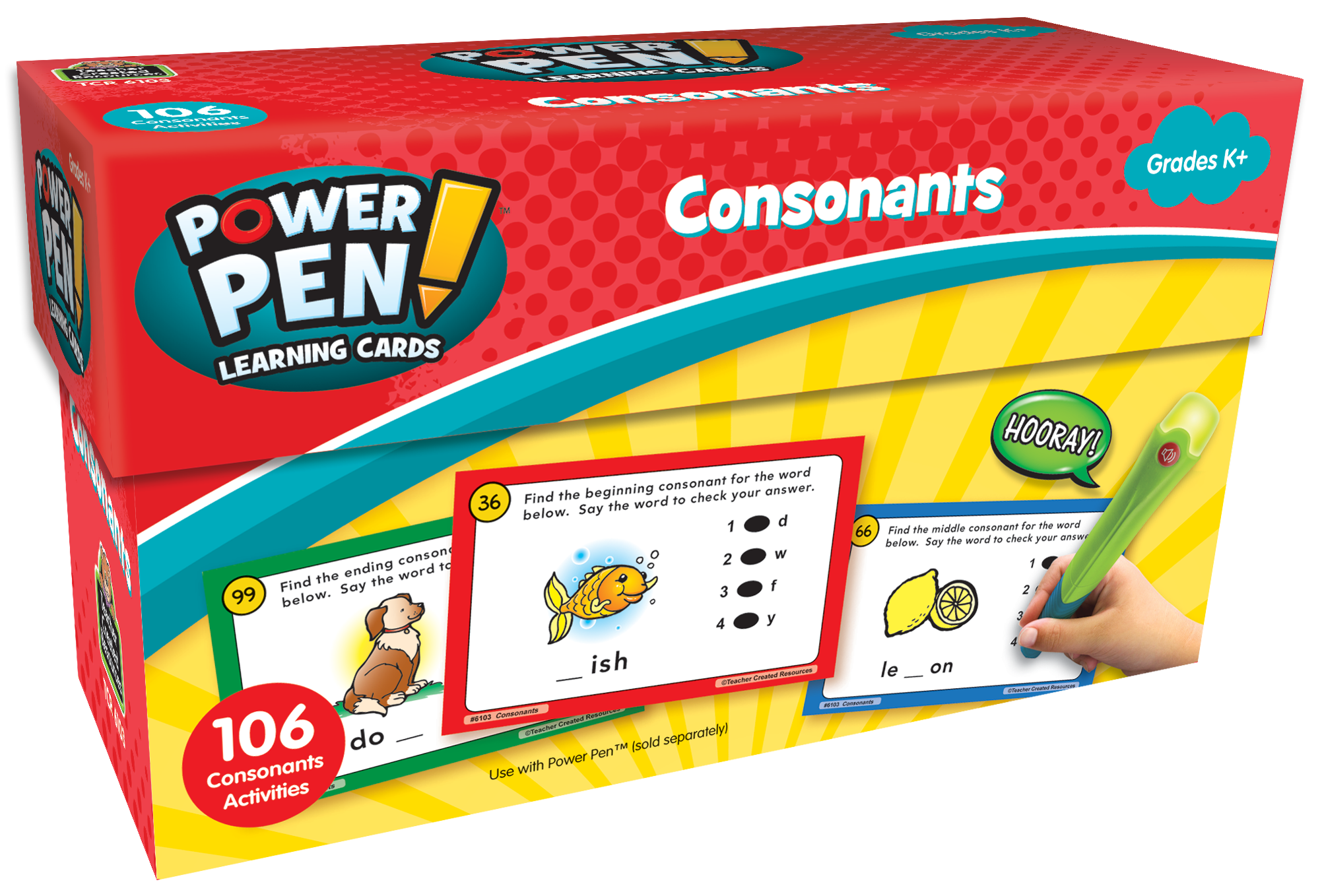 Power Pen® Learning Cards: Consonants