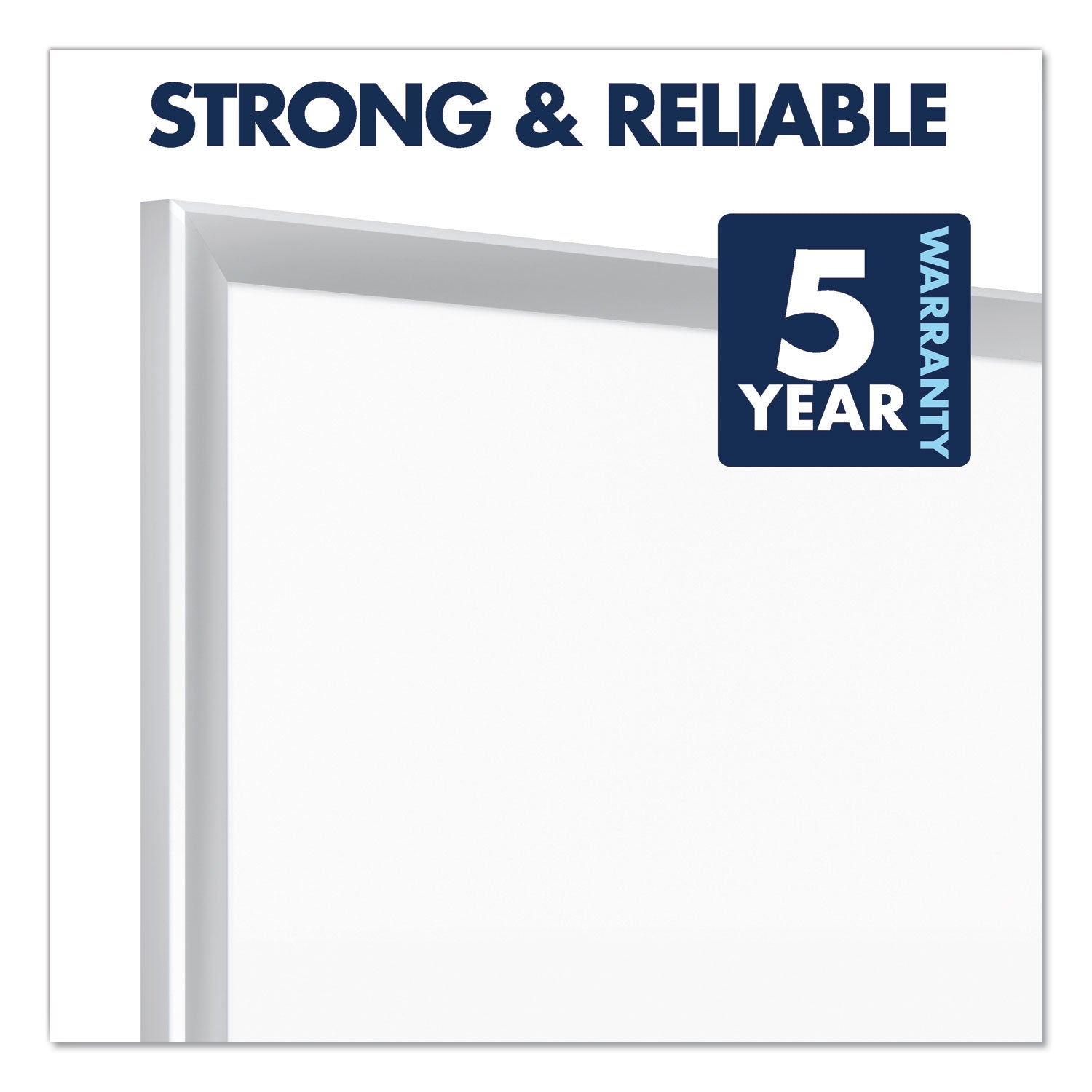 48" (4 ft) Width x 36" (3 ft) Height - White Painted Steel Surface - Silver Aluminum Frame - Horizontal/Vertical - Magnetic - 1 Each