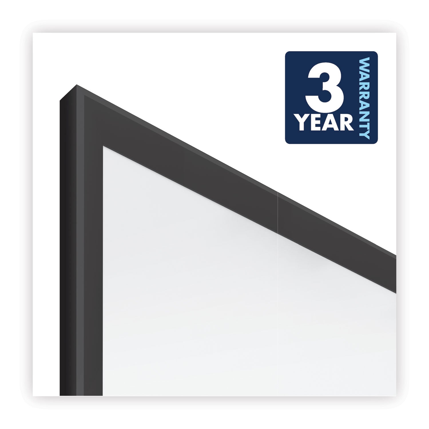 Quartet Classic Total Erase Whiteboard, 72" x 48", White Melamine Surface, Black Aluminum Frame, Horizontal/Vertical Mount, Includes Marker Tray, Dry Erase Marker, and Mounting Hardware, 1 Each, TAA Compliant