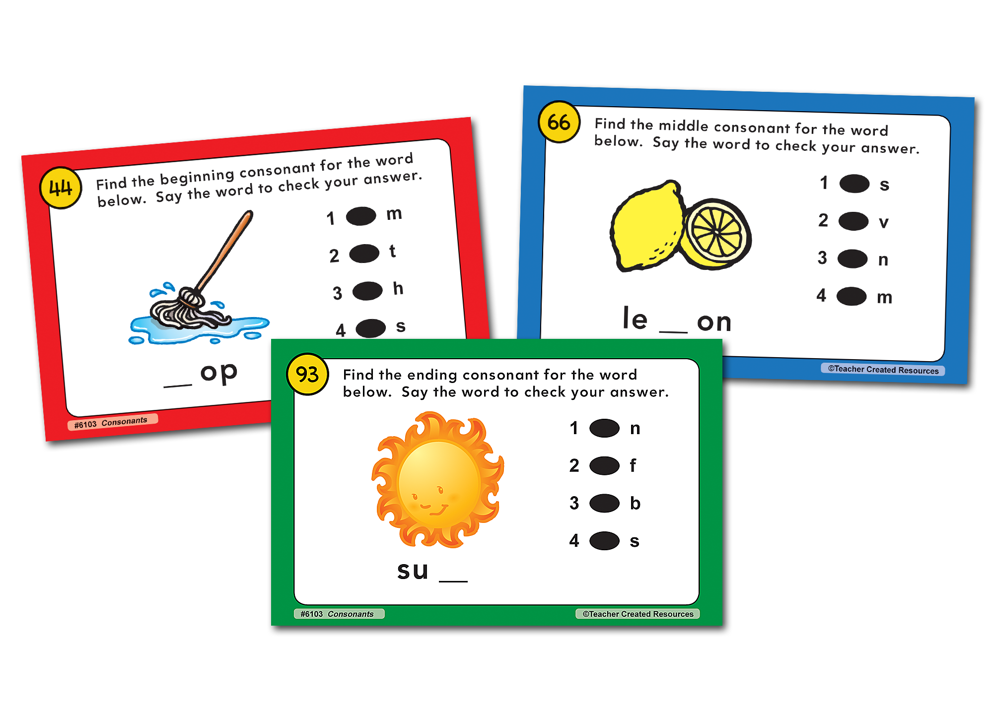 Power Pen® Learning Cards: Consonants