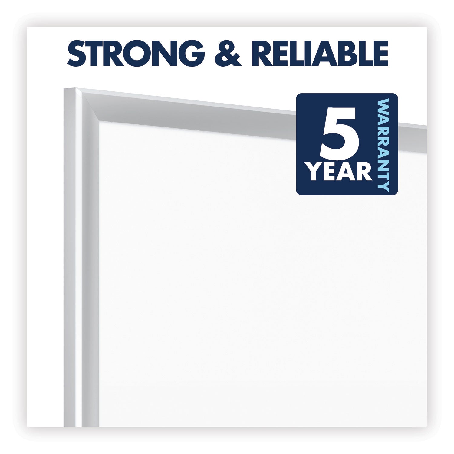 Quartet Classic Magnetic Whiteboard, 72" x 48", White Painted Steel Surface, Silver Aluminum Frame, Horizontal/Vertical Orientation, Magnetic, Includes Marker Tray and Dry Erase Marker, 1 Each