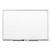 Quartet Classic Magnetic Whiteboard - 36" (3 ft) Width x 24" (2 ft) Height - White Painted Steel Surface - Silver Aluminum Frame - Horizontal/Vertical - Magnetic - 1 Each
