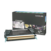 Lexmark Original Laser Toner Cartridge - Black - 1 Each - 8000 Pages