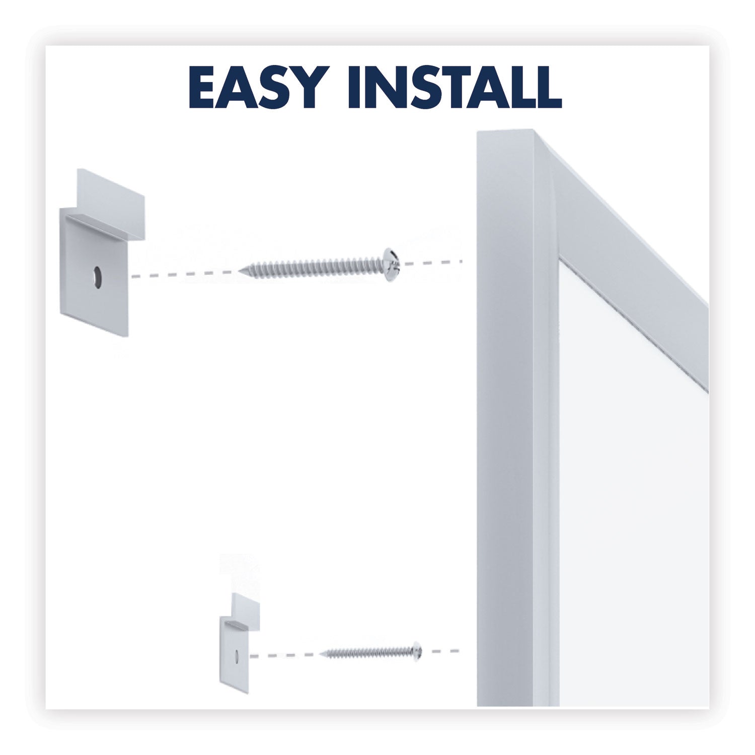 Quartet Classic Whiteboard - 72" (6 ft) Width x 48" (4 ft) Height - White Melamine Surface - Silver Aluminum Frame - Horizontal/Vertical - Durable, Smooth Surface, Flexible - 1 Each - TAA Compliant