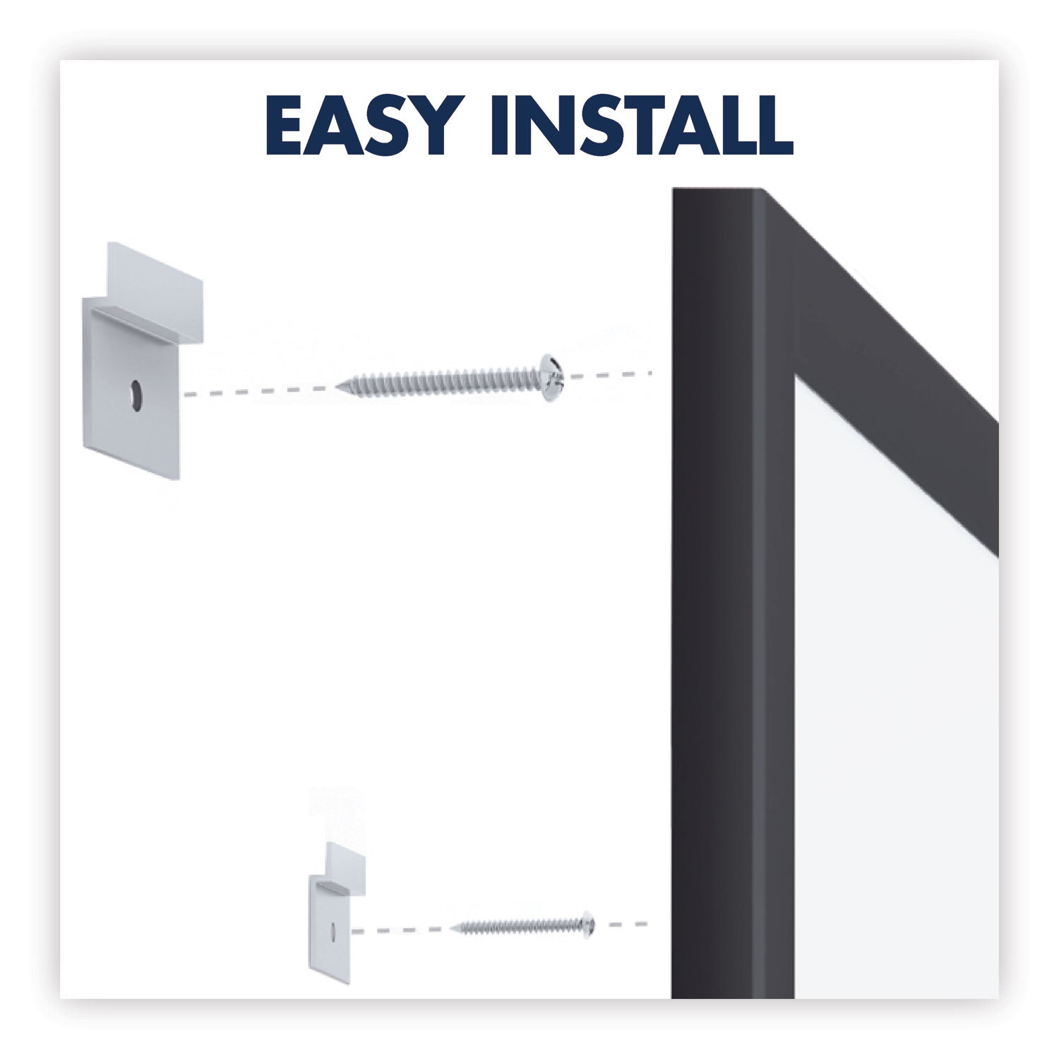 Quartet Classic Magnetic Whiteboard - 24" (2 ft) Width x 18" (1.5 ft) Height - White Painted Steel Surface - Black Aluminum Frame - Horizontal/Vertical - Magnetic - 1 Each