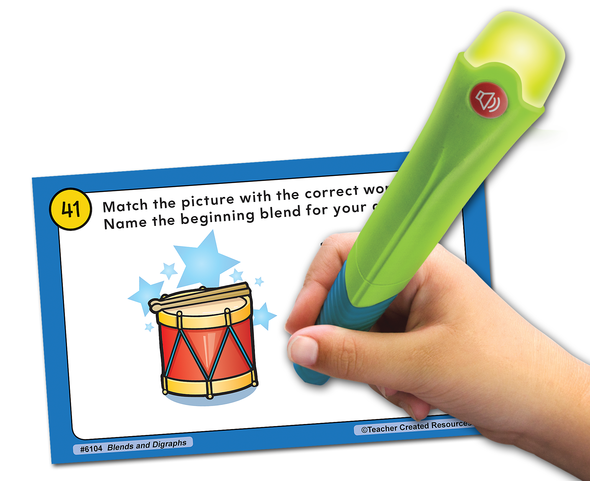 Power Pen® Learning Cards: Blends & Digraphs