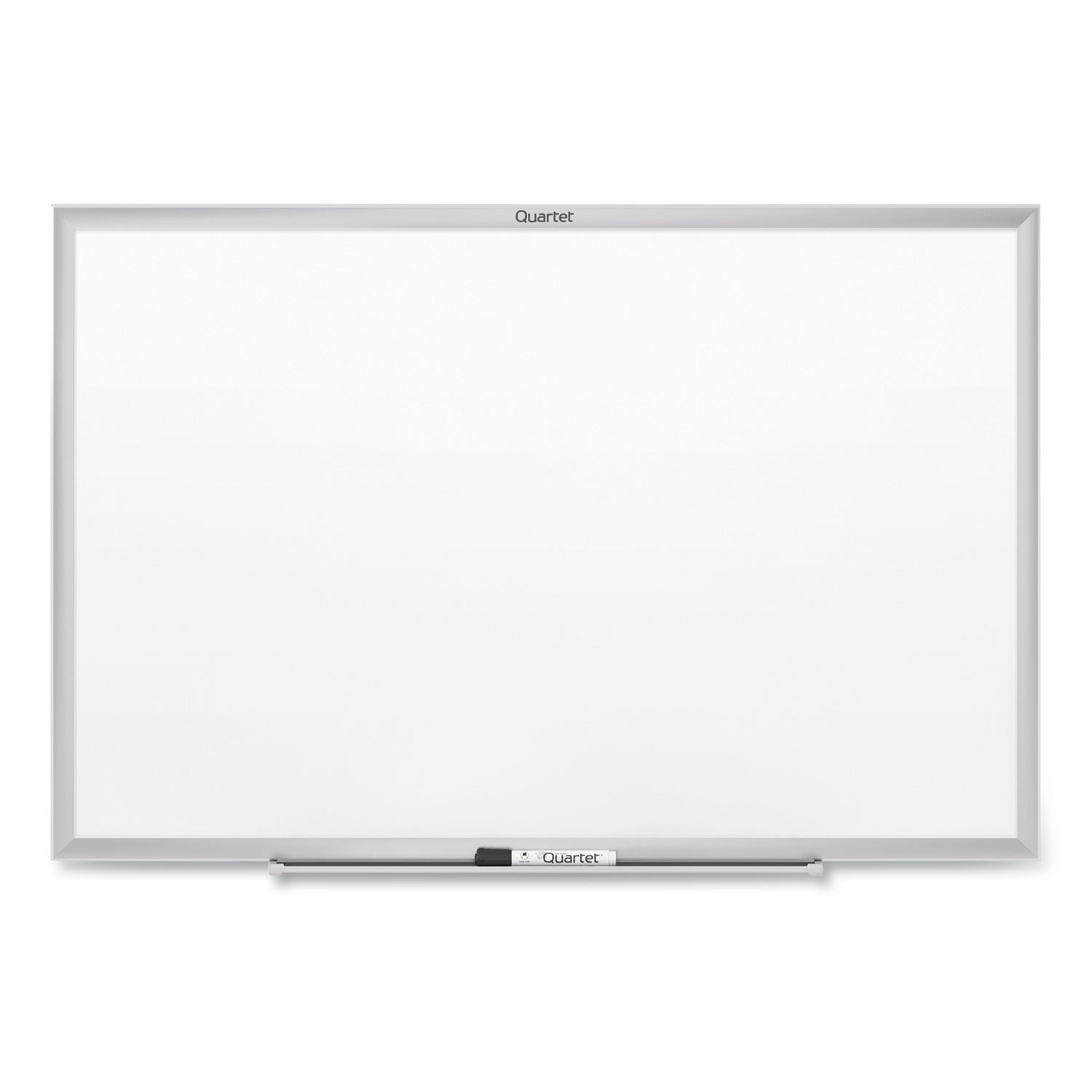 48" (4 ft) Width x 36" (3 ft) Height - White Painted Steel Surface - Silver Aluminum Frame - Horizontal/Vertical - Magnetic - 1 Each