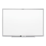 48" (4 ft) Width x 36" (3 ft) Height - White Painted Steel Surface - Silver Aluminum Frame - Horizontal/Vertical - Magnetic - 1 Each