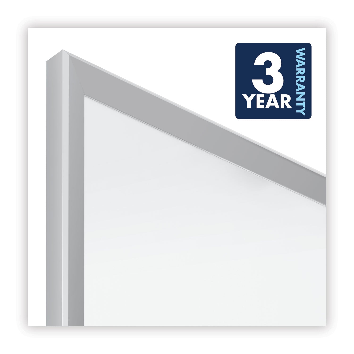 Quartet Classic Whiteboard - 36" (3 ft) Width x 24" (2 ft) Height - White Melamine Surface - Silver Aluminum Frame - Horizontal/Vertical - Durable, Smooth Surface, Flexible - 1 Each