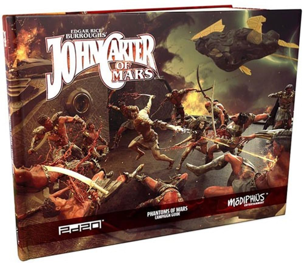 Modiphius John Carter of Mars: Phantoms of Mars Campaign Book (John Carter RPG Supp.)