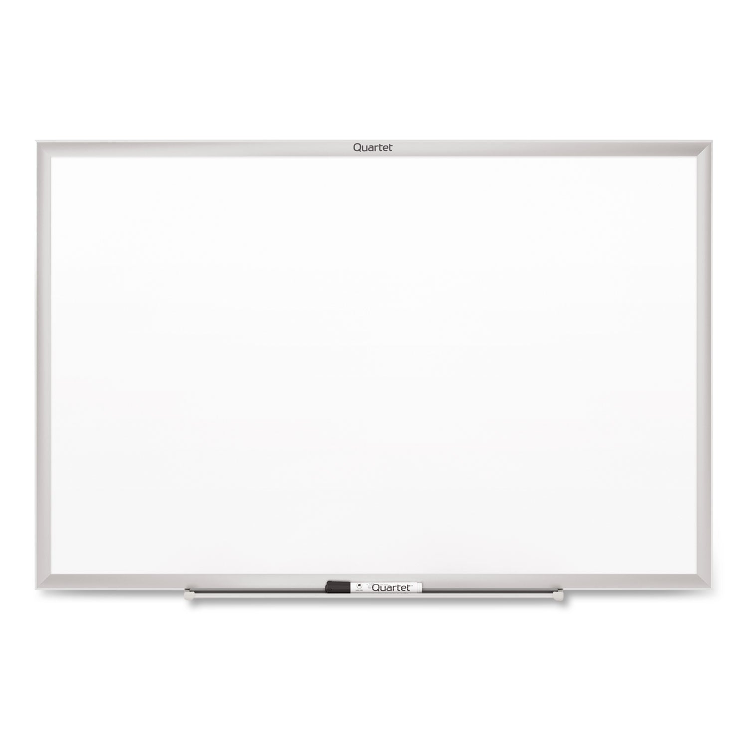 Quartet Classic Whiteboard - 36" (3 ft) Width x 24" (2 ft) Height - White Melamine Surface - Silver Aluminum Frame - Horizontal/Vertical - Durable, Smooth Surface, Flexible - 1 Each