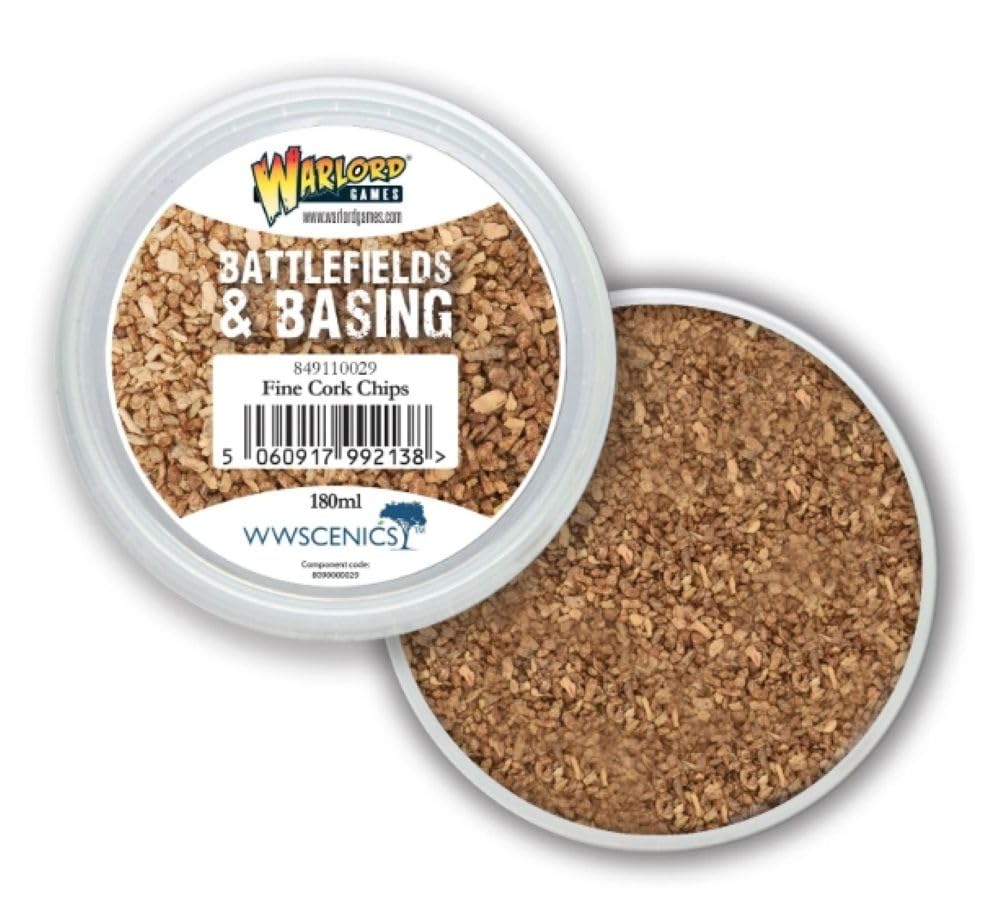 Cork Chips for Battlefields & Basing by War World Scenics