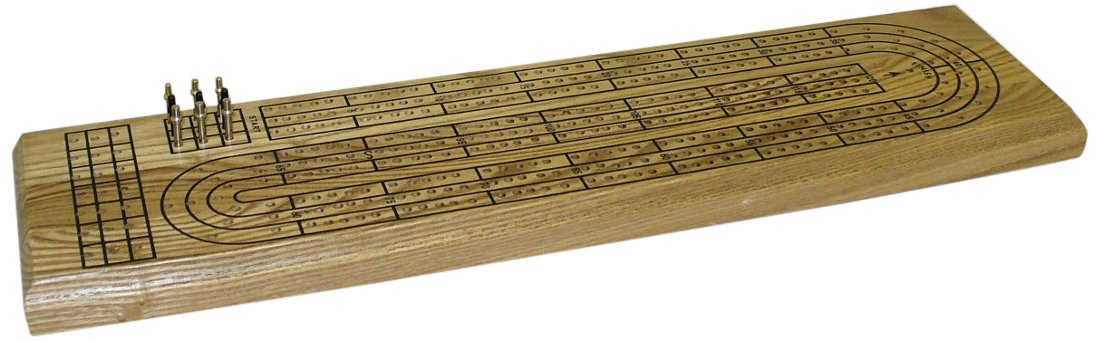 3 Track Wood Cribbage
