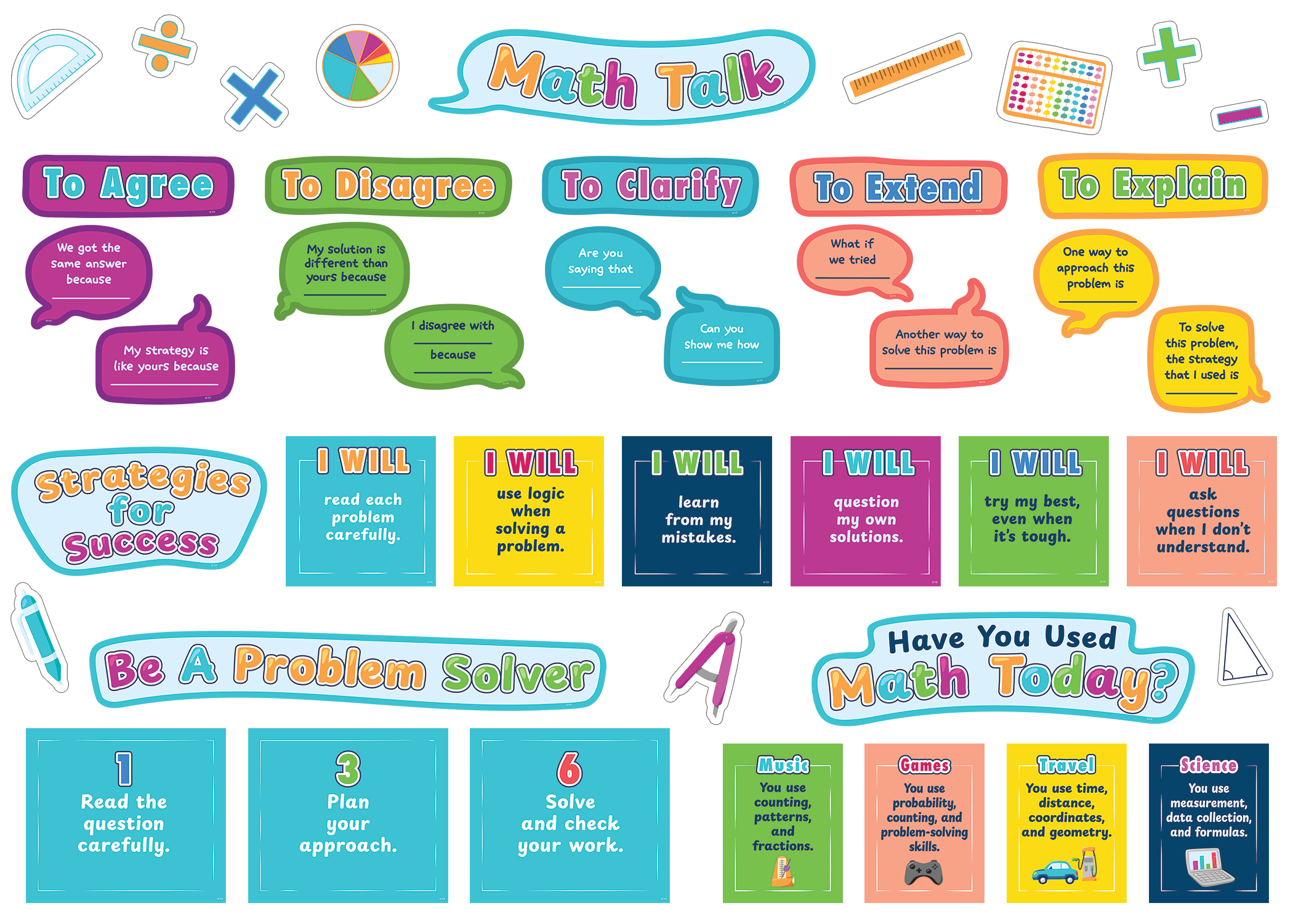 Math Talk Bulletin Board