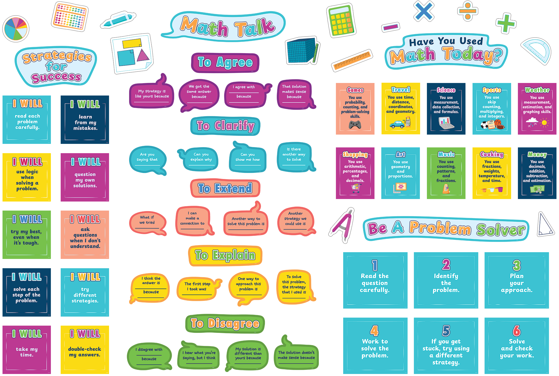 Math Talk Bulletin Board