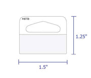 Hang Ups Self Adhesive - 20 tabs/ sht  1.25"h x 1.5"w