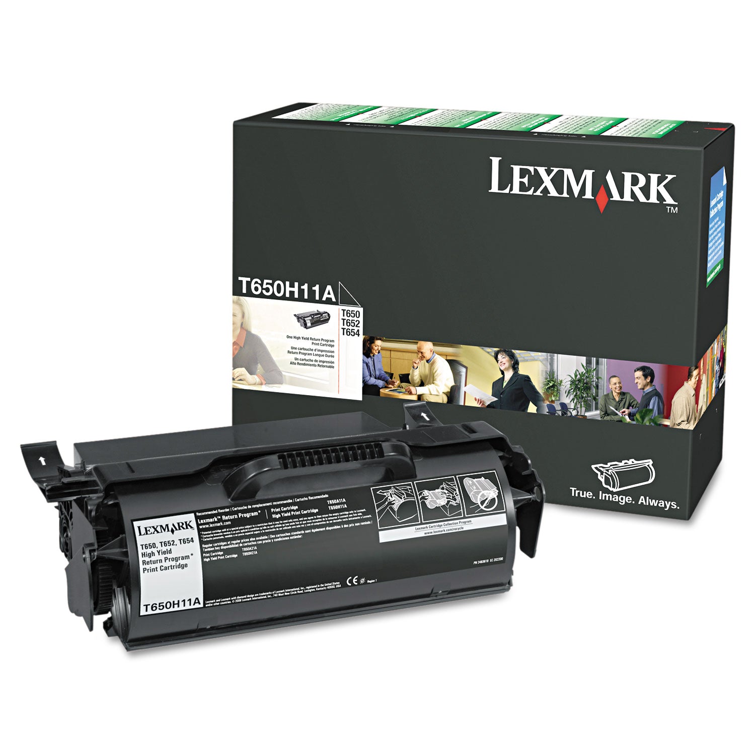 Lexmark Original Laser Toner Cartridge - Black - 1 Each - 25000 Pages