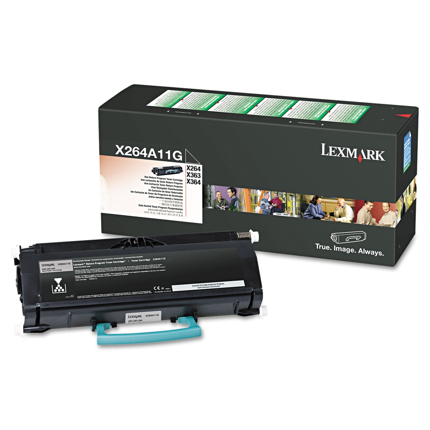 Lexmark Original Black Laser Toner Cartridge, 1 Each, 3500 Page Yield
