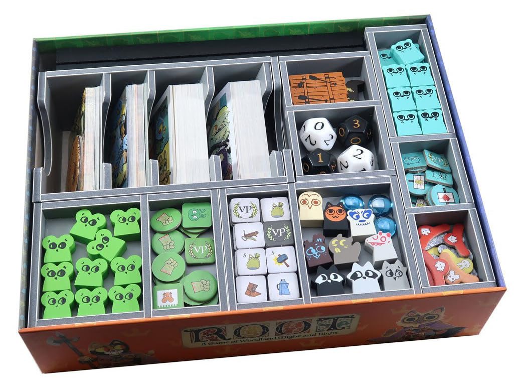Folded Space Box Insert: Root, Riverfolk, Underworld, Vagabond, Resin Markers & etc