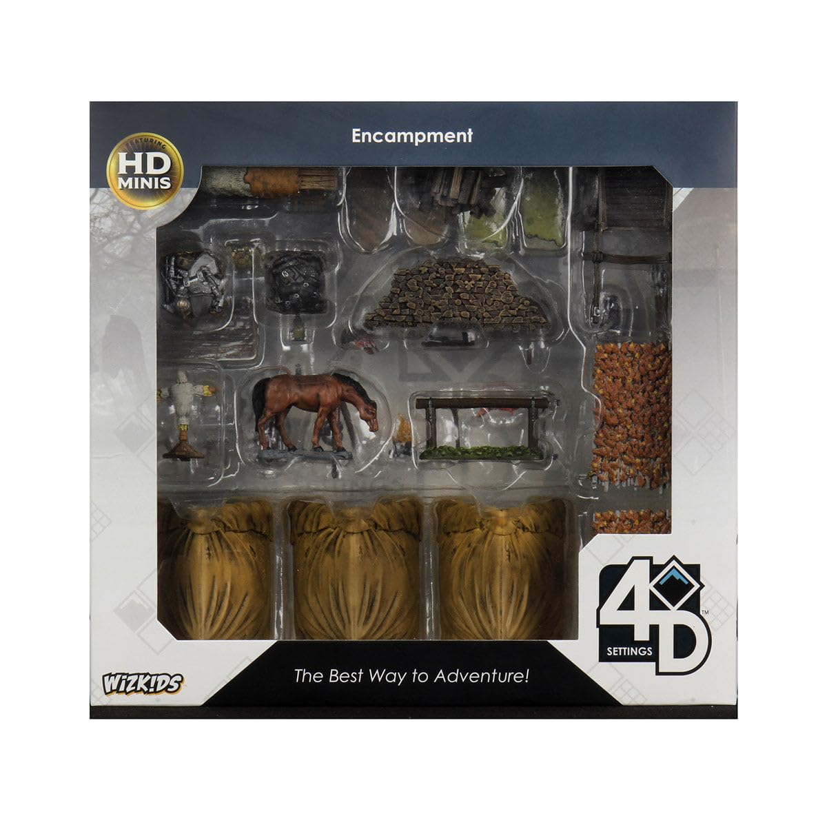 WizKids Warlock Tiles: Accessory – 4D Settings Encampment
