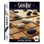 SHOBU by Smirk and Dagger: 2 Player Abstract Strategy Board Game, with Wood Boards, River Rocks and a Rope, Beautiful, Challenging and Great Gift for Couples, Family, Adults and Kids Ages 10 and Up