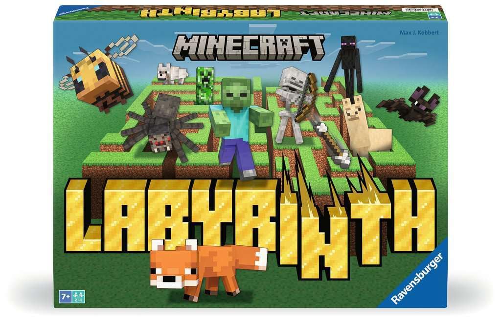 Ravensburger 24684 - Minecraft Labyrinth - The Classic Game for 2-4 Players Aged 7+ with Characters and Objects from The Minecraft Computer Game