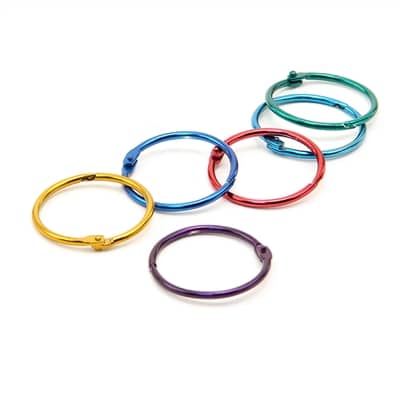 Book Rings - Silver, 50 Rings, 2"