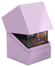 Ultimate Guard Boulder Solid 100+, Deck Case for 100 Double-Sleeved TCG Cards, Light Lavender, Secure & Durable Storage for Trading Card Games, No Transparency