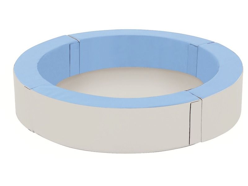 Basic Jacuzzi Ball Pool Without Balls - Light Blue/Ivory, 11.8"H x 5.9"Th