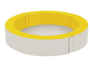 Basic Jacuzzi Ball Pool Without Balls - Yellow/Ivory, 11.8"H x 5.9"Th