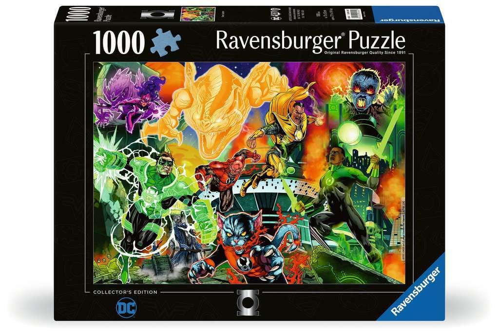 Ravensburger DC Collector's Edition - Green Lantern 1000 Piece Jigsaw Puzzle | Unique Softclick Technology | Striking Artwork | Perfect for DC Fans
