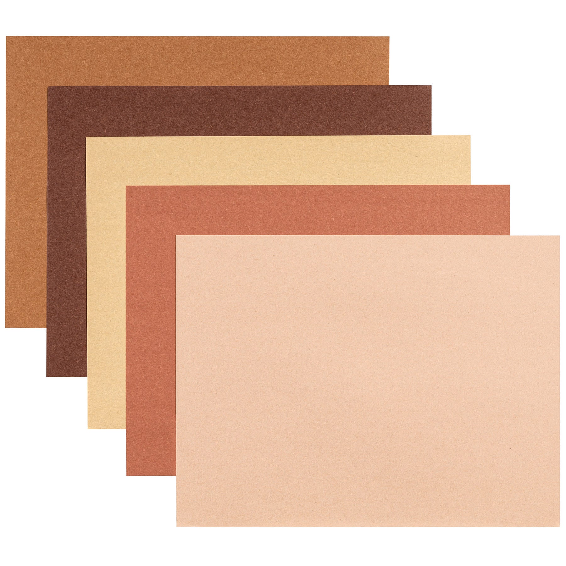 Shades of Me Construction Paper, Medium Weight, 5 Assorted Skin Tone Colors, 9" x 12", 50 Sheets