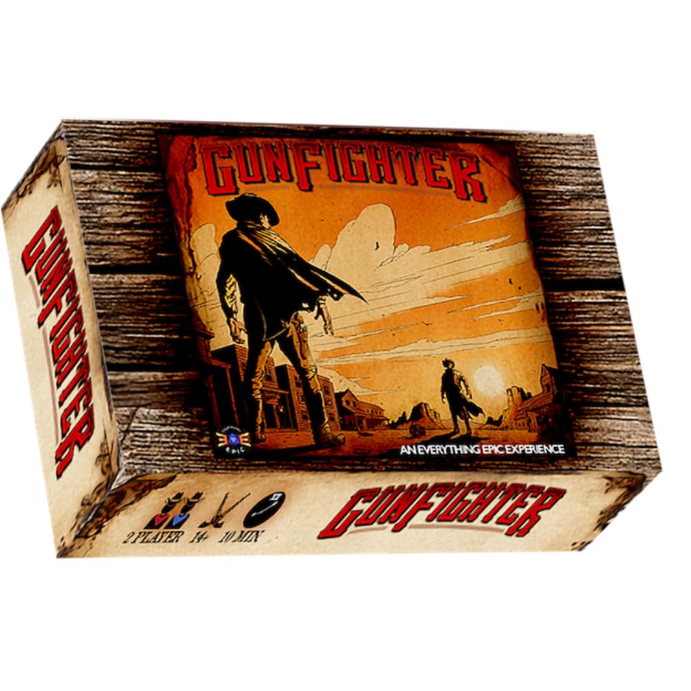 Secrets of The Lost Tomb Gunfighter – Wild West Duel Card Game | 2–3 Player Strategy Showdown | Core Game & Expansion | Quick-Play Action, Unique Characters & Locations (Wild West Card Game)