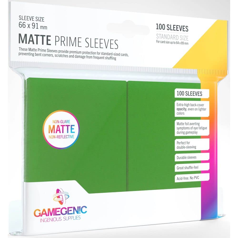 Deck Protector: Matte Prime: Green (100)