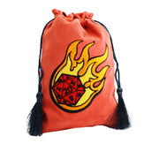 Foam Brain Games Dice Bag - Fire Ball