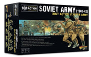 Warlord Games Bolt Action Soviet Army (1940-1943) Starter Army 1:56 WWII Table Top Wargaming Plastic Model Kit 402614003
