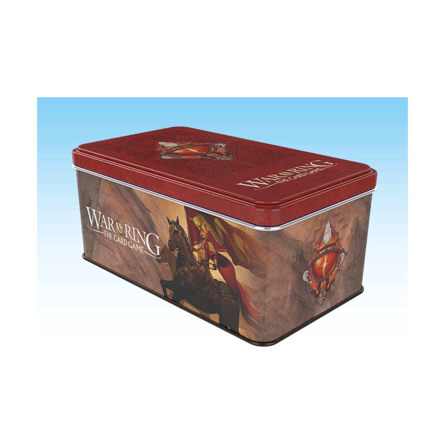 Ares Games War of the Ring The Card Game - Shadow Card Box and Sleeves (Red Bannerman version)