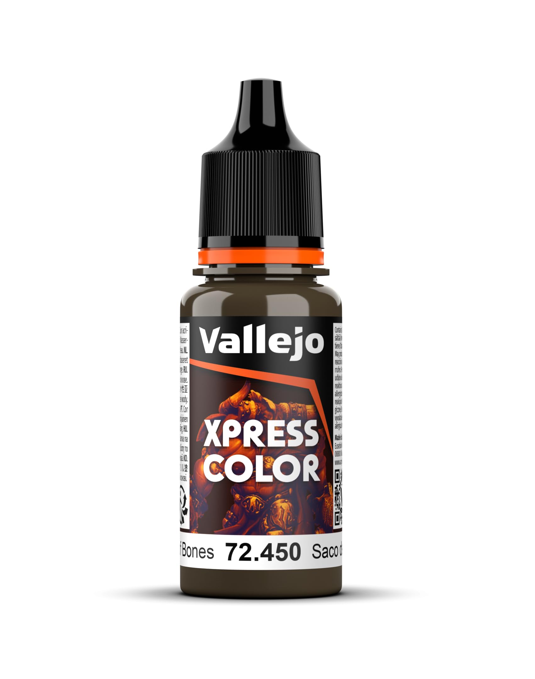 Vallejo - Xpress Color | Bag of Bones 18 ml. (0.6 fl.oz.) | Speedy Application and Drying | Vibrant and Saturated Tones | Allows Colors to Flow Easily over the Miniature Surface