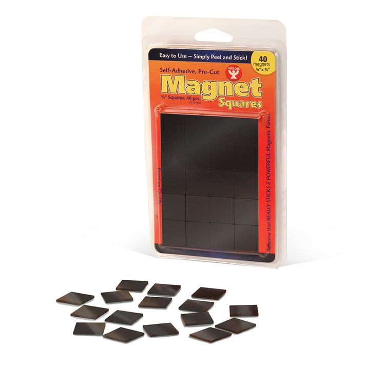 Magnet Squares 24 1” Self-Adhesive