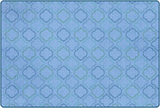 Mellow Morocco Rug  - 4ft x 6ft - Rectangle - Blue