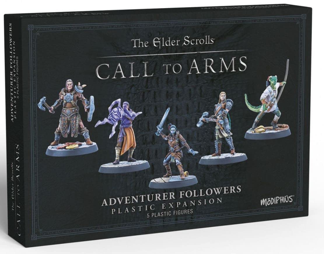 Modiphius Elder Scrolls Call to Arms - Adventurer Followers - Resin Black